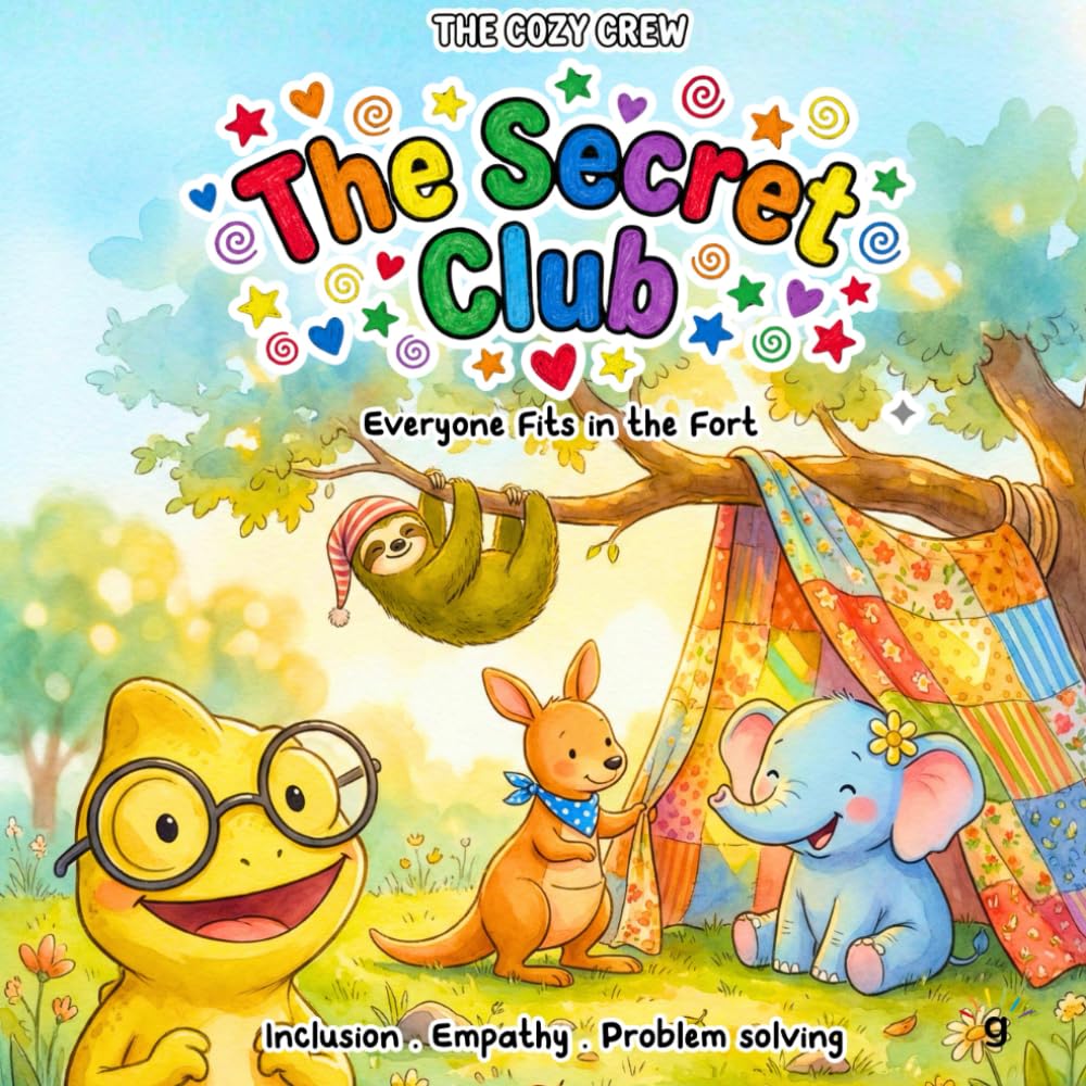 Everyone Fits in the Fort: A Cozy Preschool Social Skills Story About Inclusion, Empathy, and Big Feelings (COZY CREW - Social Emotional Learning Books for Kids Ages 3-6)