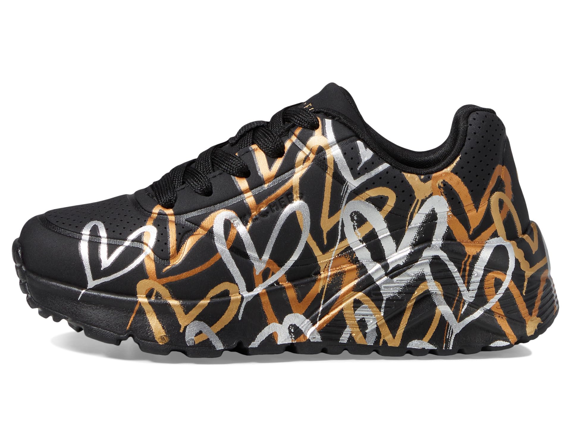 Skechers Uno Lite Metallic Love BasketFille