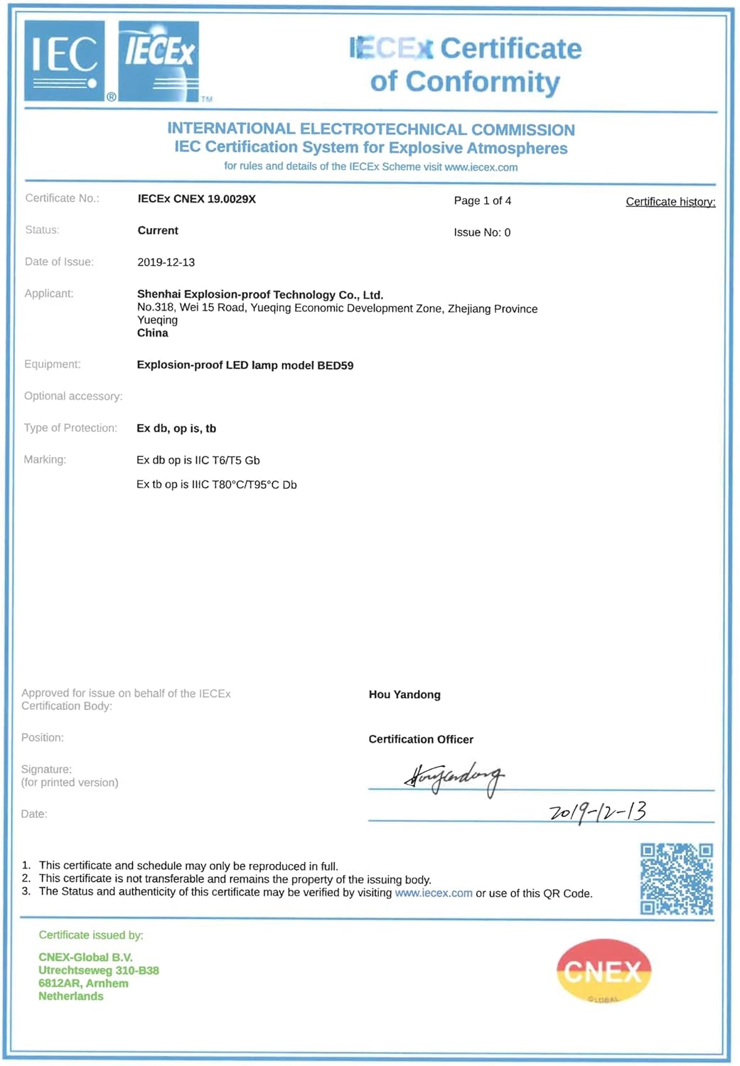 Shenhai Explosion Proof high Bay Light BED59-150W/200W can be Used in Hazardous Area Such as Gas Station Oil Station Explosion Proof Light with ATEX Certificate (BED59-200W) Ceiling Mounted