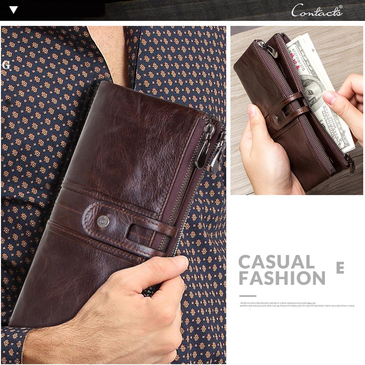 CONTACTS Carteira Longa de Couro Legítimo Feminina, Porta-Cartões (13 Slots), 1 Slot para Chip SIM/SD, Bolso para Celular e Dinheiro com Zíper, Porta-Moedas(Marrom) Carteira… em promoção! Veja a oferta e mais achadinhos de Bolsas 6 Hoje é o melhor dia para comprar CONTACTS Carteira Longa de Couro Legítimo Feminina, Porta-Cartões (13 Slots), 1 Slot para Chip SIM/SD, Bolso para Celular e Dinheiro com Zíper, Porta-Moedas(Marrom) Carteira… com aquele preço maroto! Promoção! Aproveite a oferta! 6