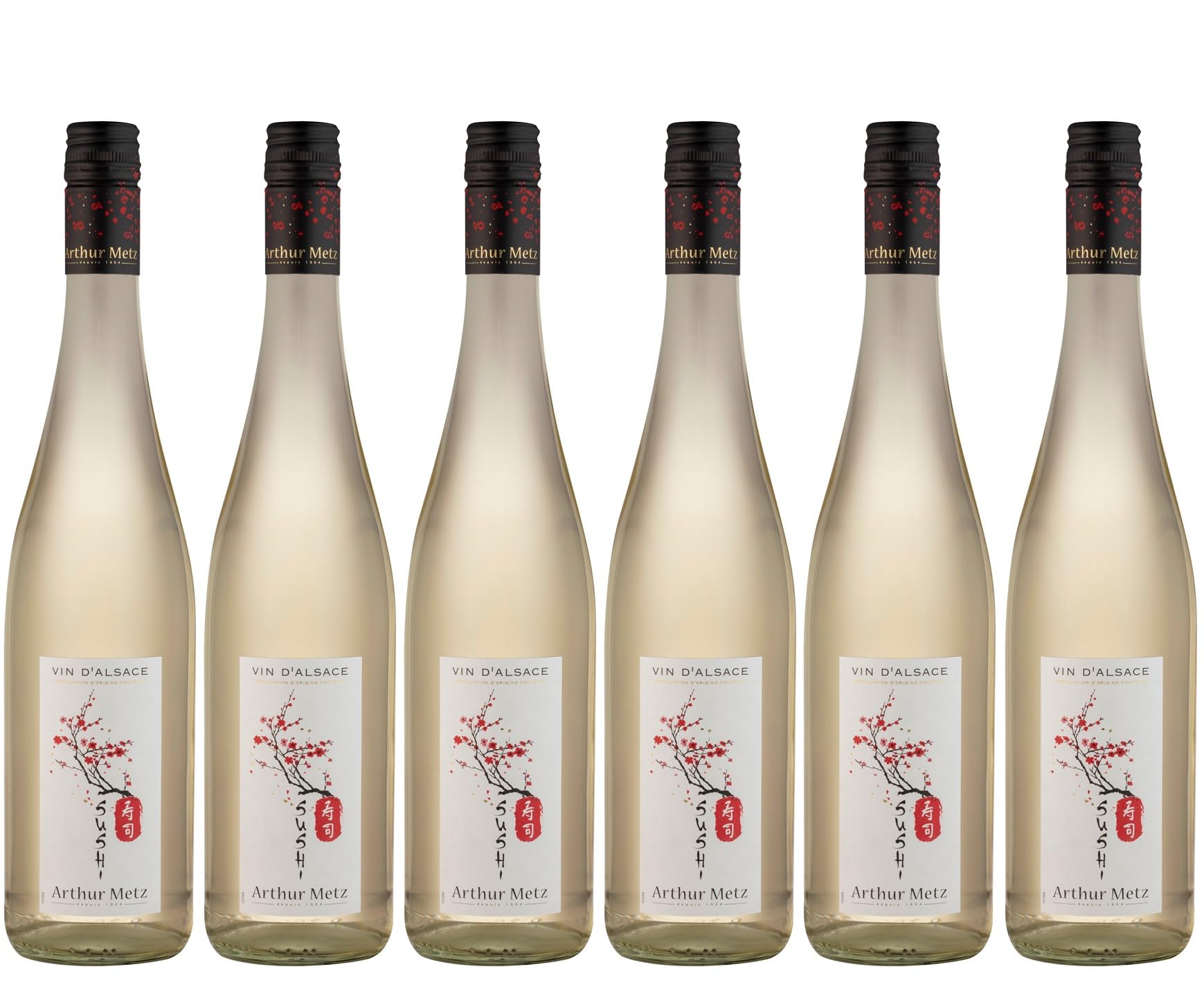 Arthur Metz - Sushi, Vin Blanc sec et aromatique d'Alsace (6 x 0,75 L)