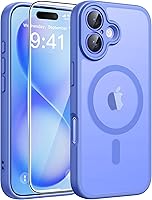 Vista 115 de FNTCASE - Funda para iPhone 15, iPhone 14 y iPhone 13, magnética, translúcida, fina y antigolpes, protección de grado militar, resistente a caídas