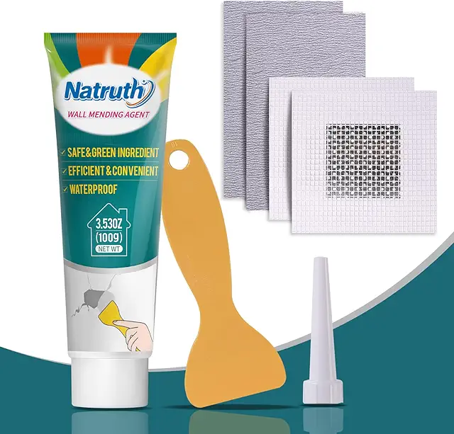 NATRUTH Wall Putty Repair Kit - Waterproof Filler for Cracks & Holes