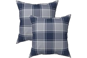 AWJTNCQ Buffalo Check Plaid Throw Pillows Navy and White Covers 18x18
