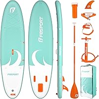 Vista 12 de FBSPORT 11' Premium Stand Up Paddle Board, Yoga Board with SUP Accessories & Carry Bag Wide Stance, Surf Control, Non-Slip Deck, Leash, Paddle and
