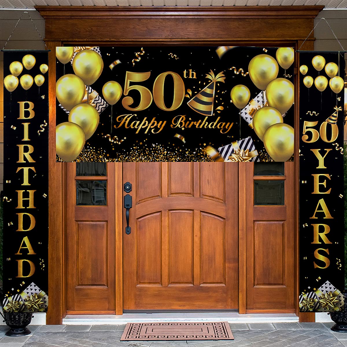 Bannière Toile de Fond Anniversaire, Joyeux Anniversaire Bannière, Articles de Fête Décoration Fête Anniversaire, Bannières d'Affiche en Tissu, Arrière-Plans de Photographie d'Anniversaire (50)