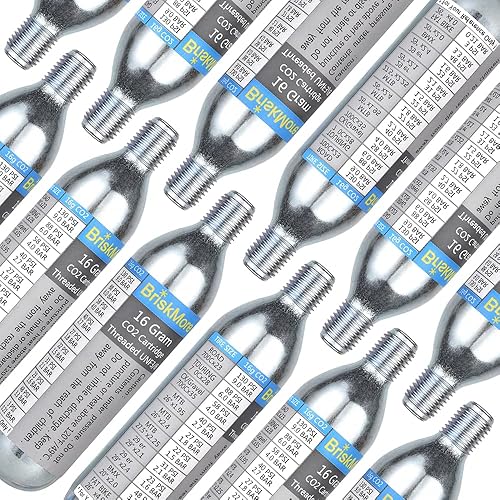 Miniatura 2 de Cartuchos de CO2 roscados de 0.66 oz  para todos los infladores de neumáticos de bicicleta de CO2 con conexión roscada  Recarga para neumáticos de