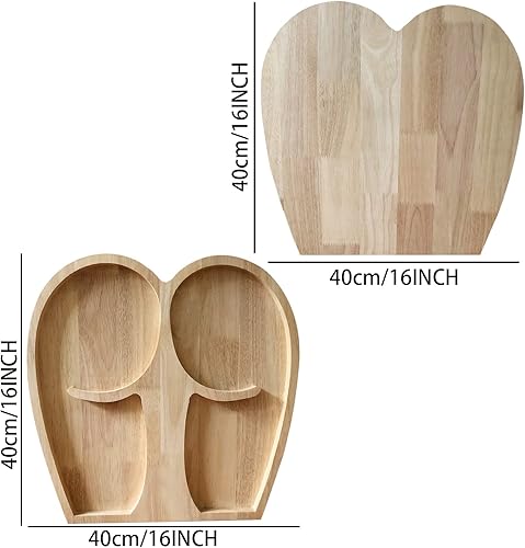Miniatura 6 de Tablas de embutidos únicos extragrandes novedosos divertidos platos para servir para adultos bandeja de madera personalizada plato de carne de vino