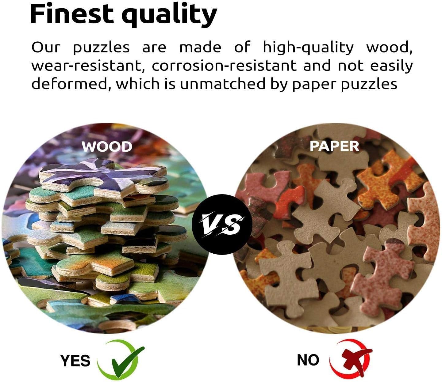 500 Pieces Jigsaw Puzzles for Adults Wooden Jigsaw Puzzle 500 Piece Adult Puzzle, Dogs Playing Poker Puzzles DIY Home Decor Wall Art Game Toy Gift for Family Dad Mom Wife Friends, 20.5x15In