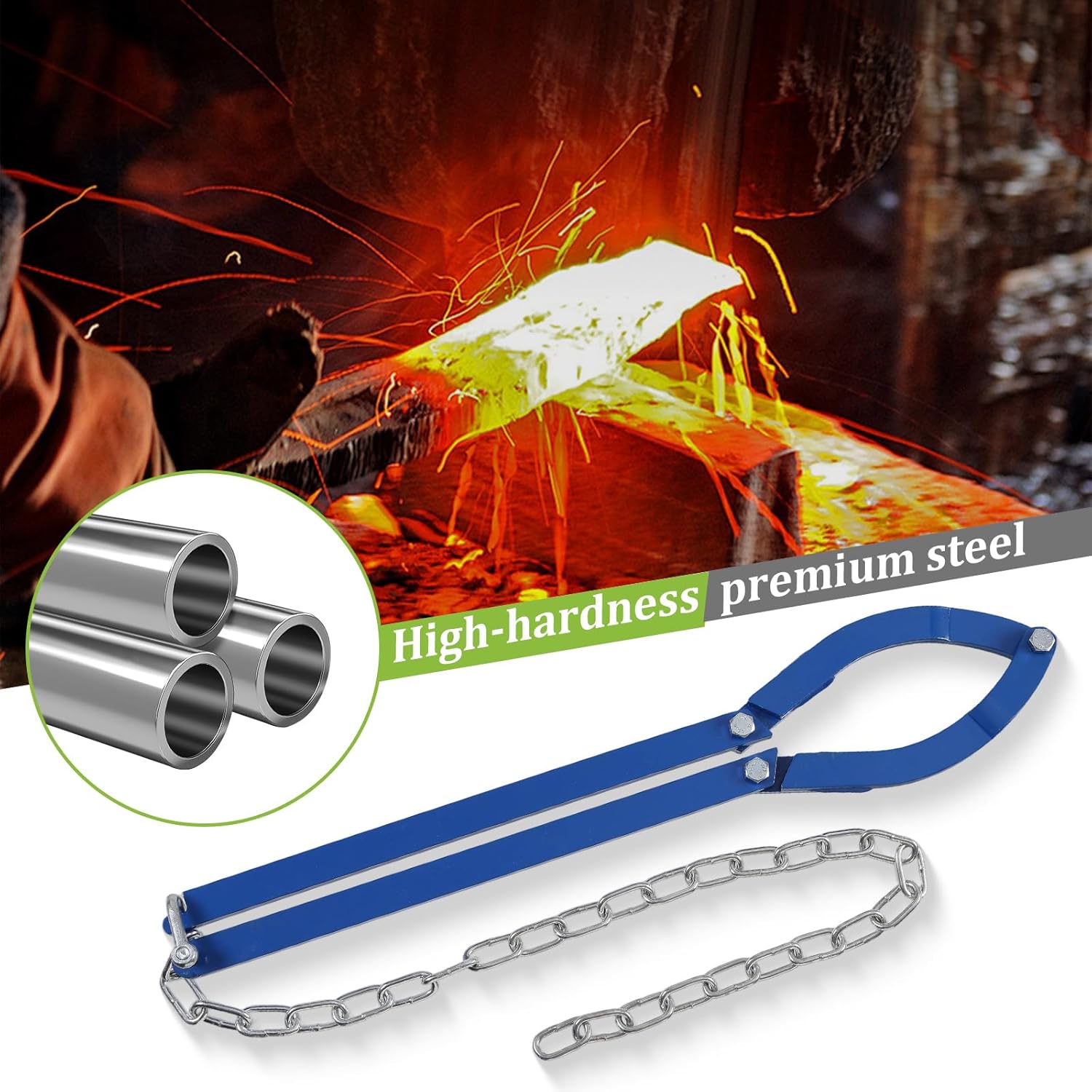 Fence Repair Tool, Barbed Wire Fence Stretcher Repair Tool, Fence Wire Tightener Tool, Fence Restoration Tool (Blue)