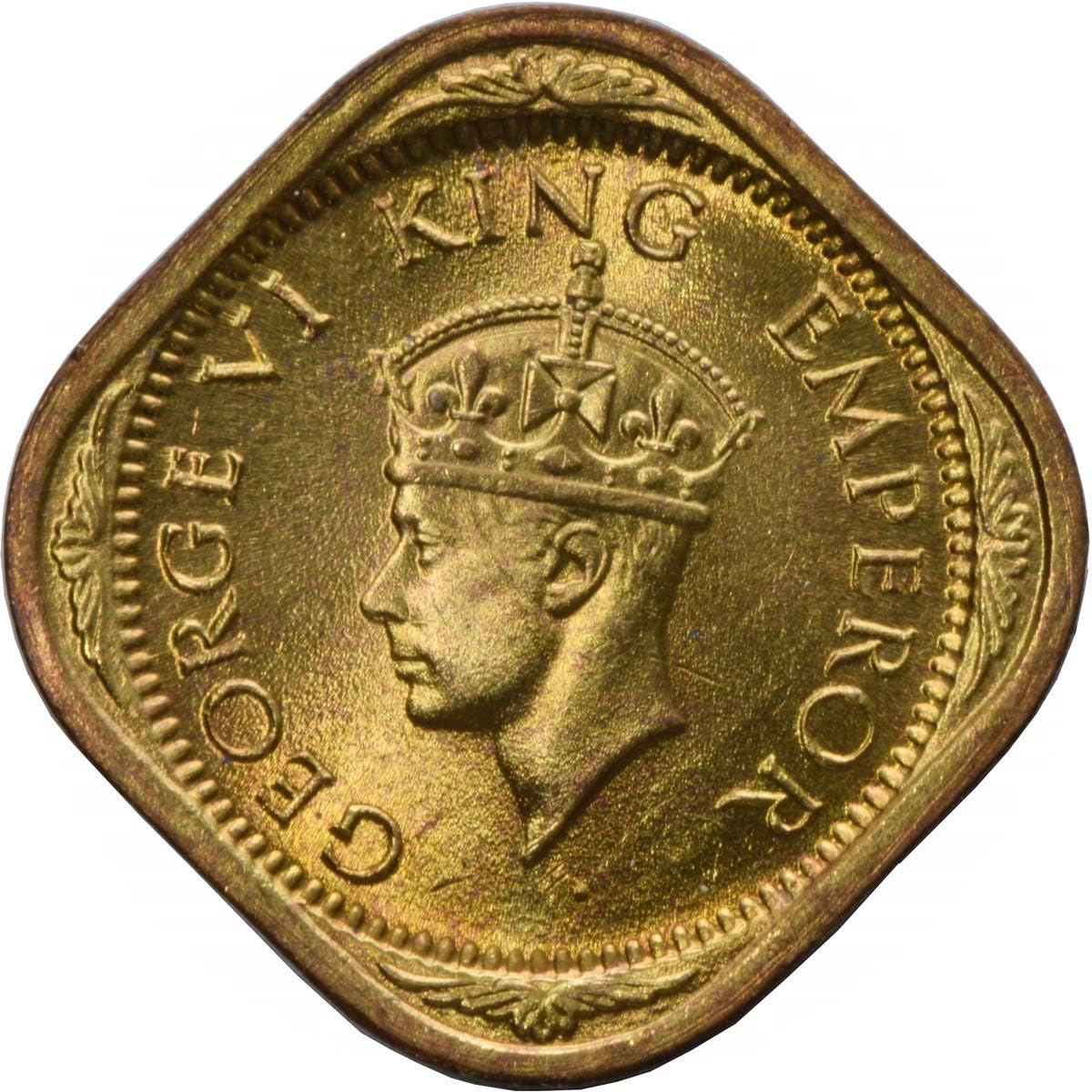 eShoptail Metal : nickel George vi 1946-1947, very rare coin, Multicolour