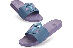 Girls Sliders: Slip-On Stitched Shoes for Style-Conscious Kids