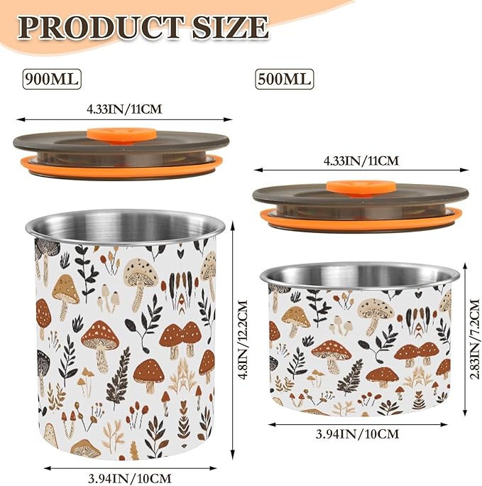 Contenedor de Alimentos Acero Inoxidable 500ml con Tapa Hermética miniatura 3