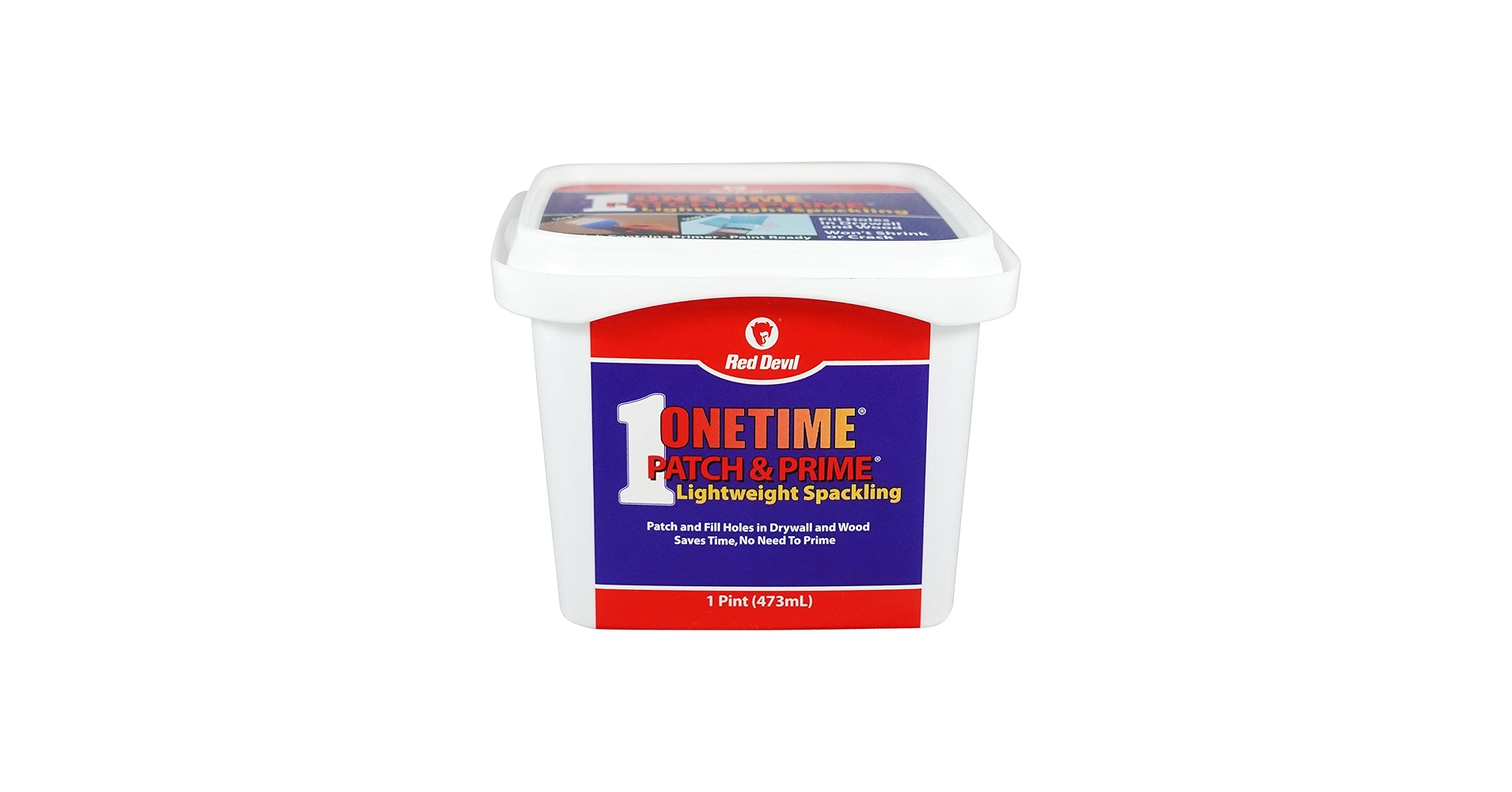 Red Devil 0540 ONETIME Patch & Prime Lightweight Spackling
