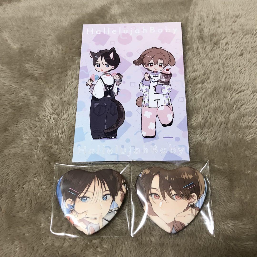 Amazon.co.jp: ハレルヤベイビー Lafary アイドル冬夏 都 缶バッジ