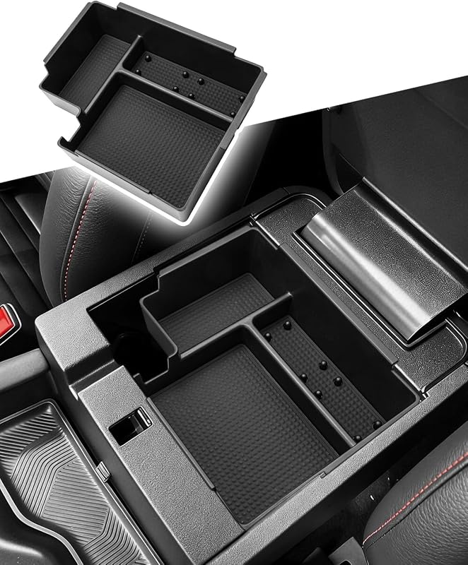 Bandeja Organizadora para Console Central CDEFG para Ford Explorer 2025 a 2027, Inserto para Apoio de Braço, ABS, Active, ST-Line, Platinum e ST