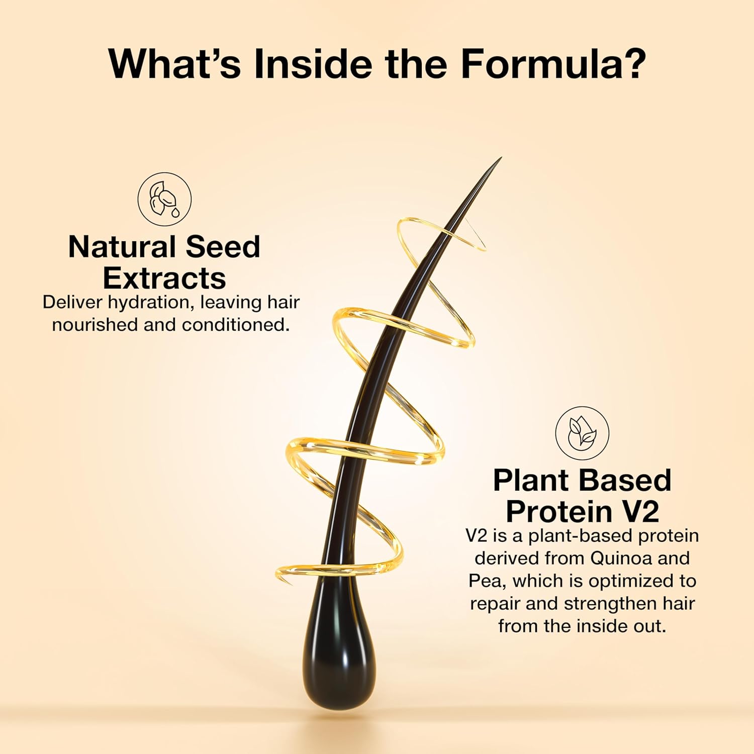 Keratin Hair Treatment Frizz Control Salon Smoothing Long Lasting Cream for All Frizzy Free Curly Dry Damaged - Professional Brazilian Complex Blowout Straightening For Silky Smooth - 3.4 Ounce - Image 8