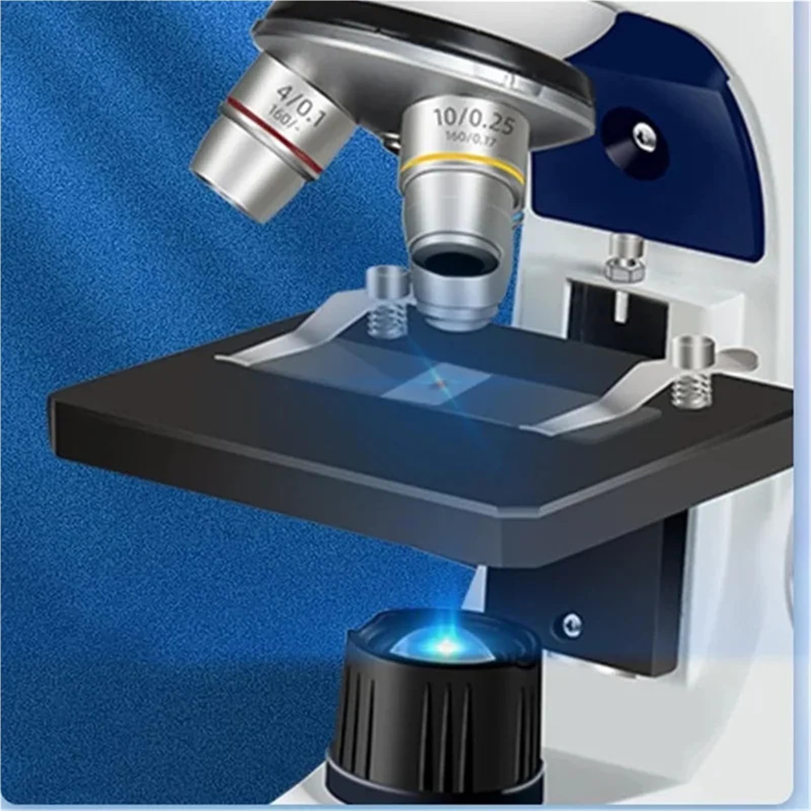 Microscopio Microscopio biológico binocular profesional 40-1600X electrónico de alta potencia