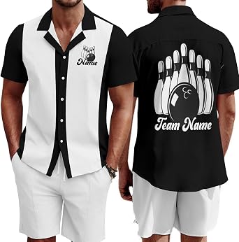 Custom Bowling Shirts Personalized Name Bowling Jersey with Personalized Team Name