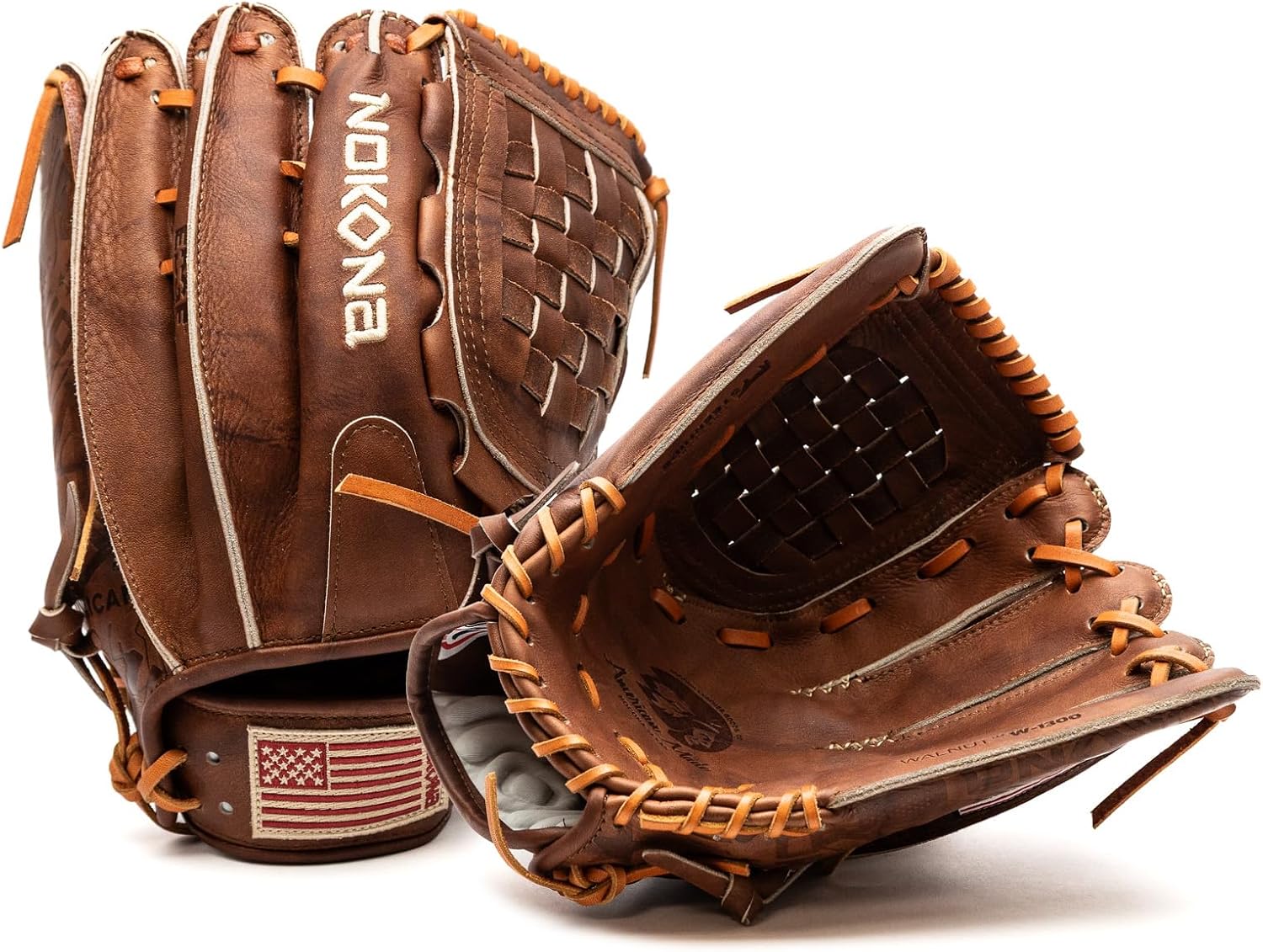 Nokona Walnut EP 13" Closed Web Outfield Baseball Glove