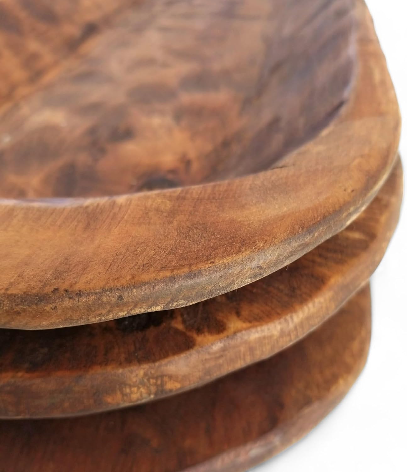 Ranch Junkie Mercantile Extra Large Wood Dough Bowl- Extra Long Wood Decorative Bowl 36"-40" - The Big Bend