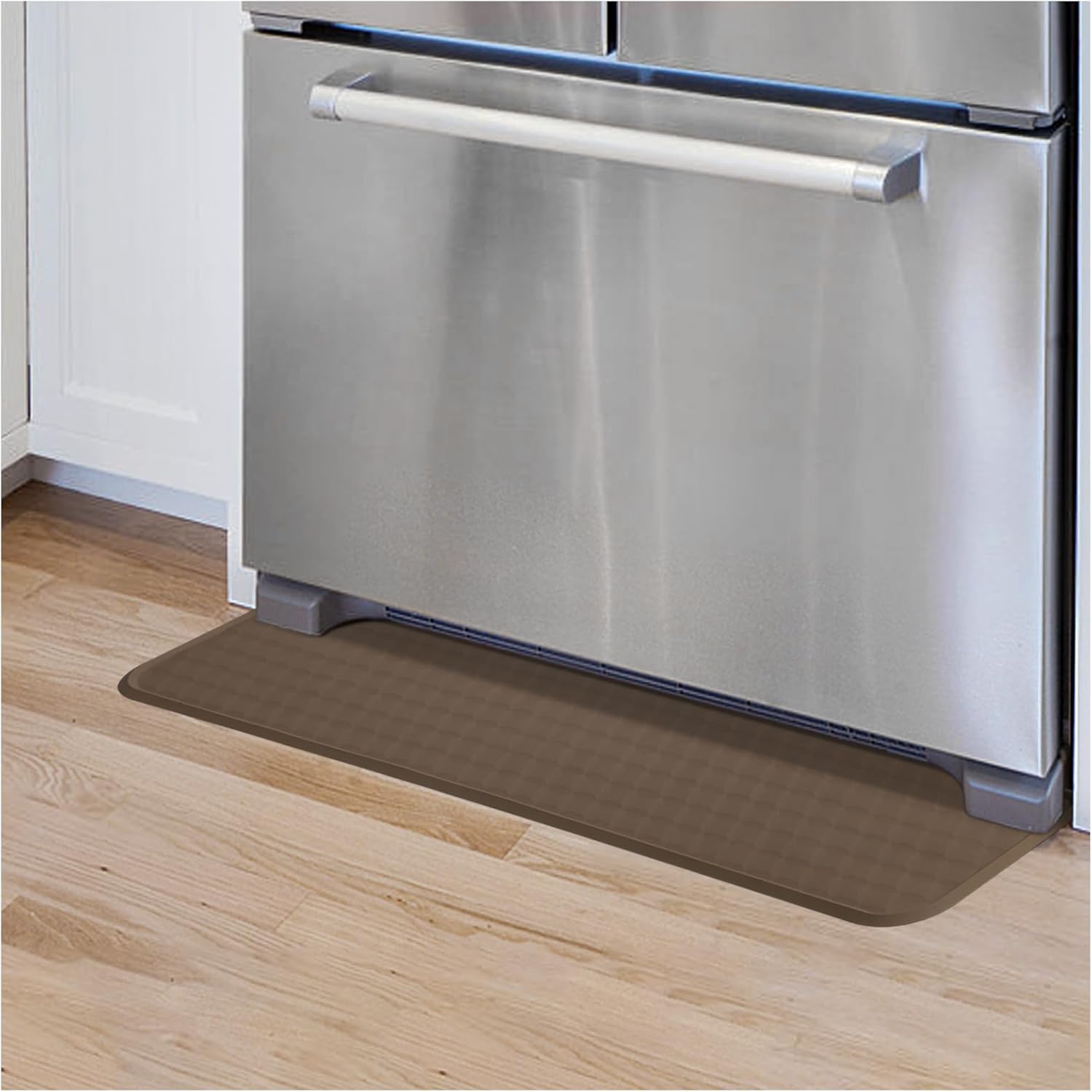 Refrigerator Mat,Non-Slip Fridge and Appliance Spill Liner, Silicone Drip Tray and Leak Catcher Mat Refrigerator Floor Protector(Brown) Refrigerator Mat,Non-Slip Fridge and Appliance Spill Liner, Silicone Drip Tray and Leak Catcher Mat Refrigerator Floor Protector(Brown)