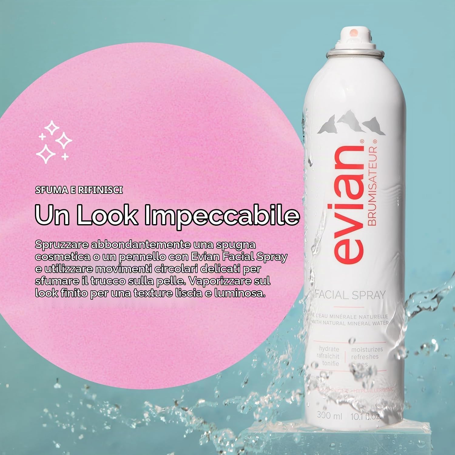 Evian Brumisateur Spray Facial Brumisateur Bebé - 30 Ml