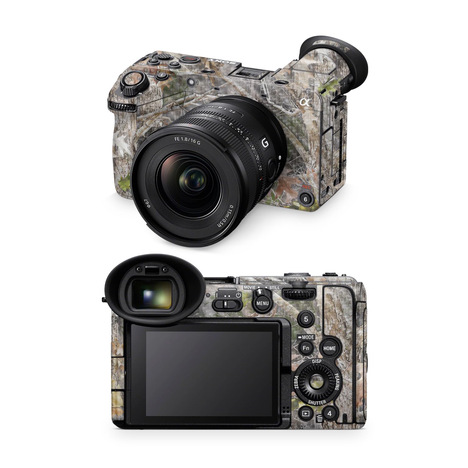 Carbon Fiber Camera Skin Compatible with Sony FX2 Digital Camera (2025) - Kanati - Premium 3M Vinyl Protective Wrap Decal Cover - Easy to Apply | Crafted in the USA by MightySkins