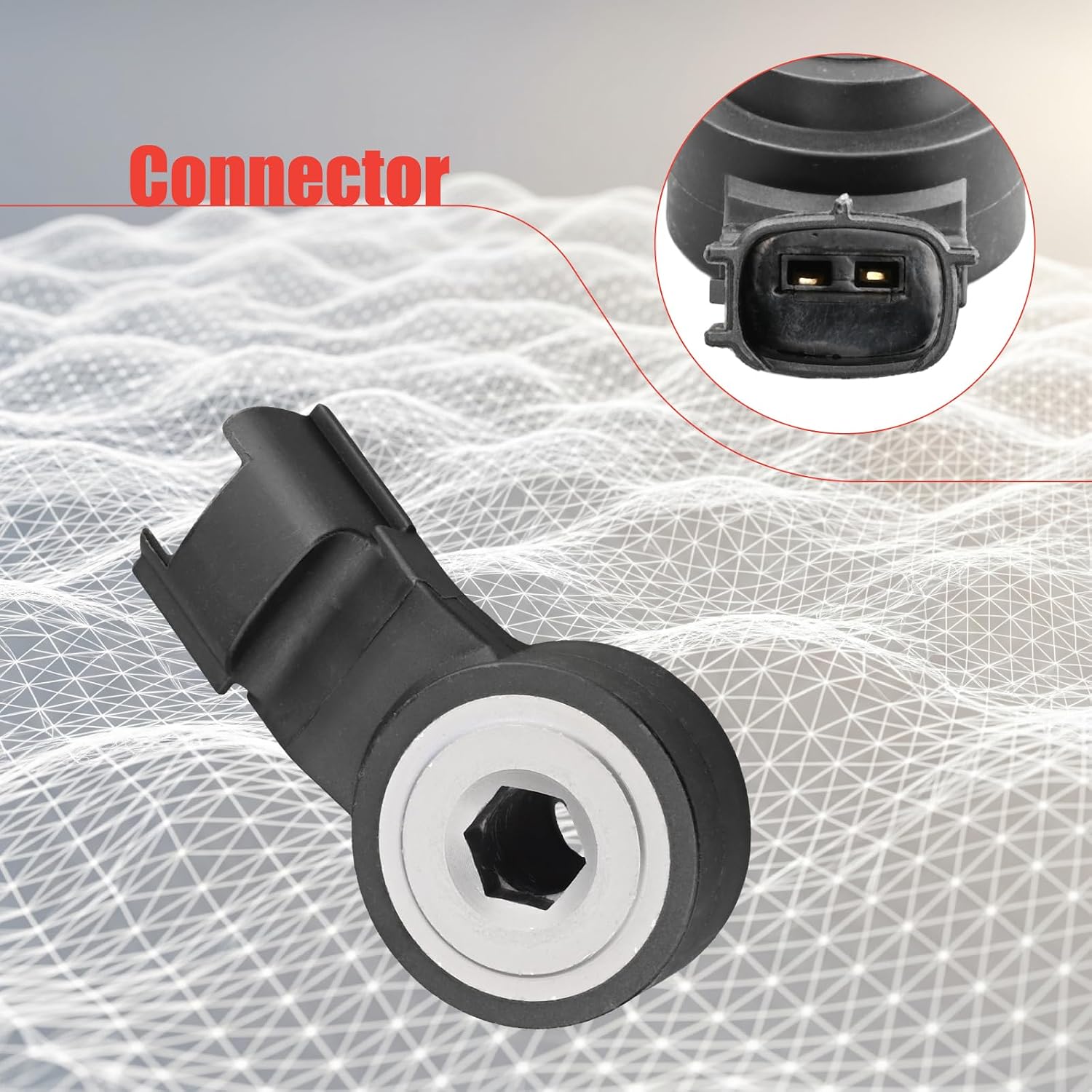 Ignition Knock Detonation Sensor Compatible with 4Runner Camry Corolla ES350 GS350 GX460 IS250 IS350 LS460 LX570 RAV4 RX350 Sienna Tacoma Tundra Yaris 88971397