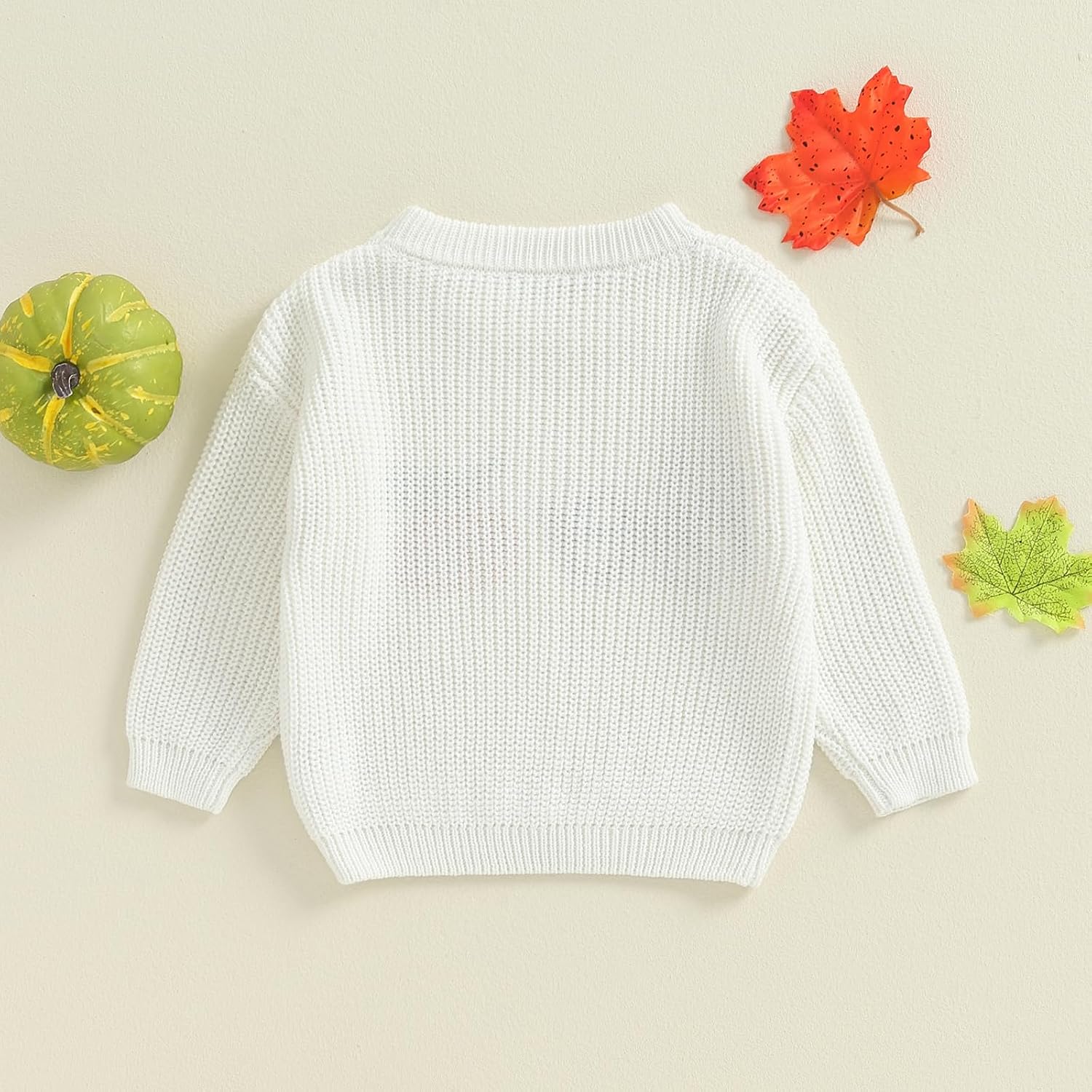 Toddler Halloween Sweater Baby Boy Girl Pumpkin Knit Sweaters Long Sleeve Pullover Sweatshirt for Fall Winter