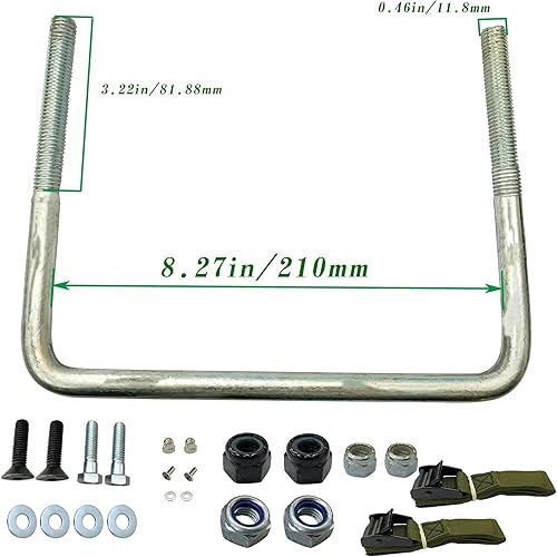 Miniatura 3 de Kit universal de transporte de motosierra de 20 pulgadas para tractores, ATV UTV, soporte de montaje fijo compatible con todas las marcas de
