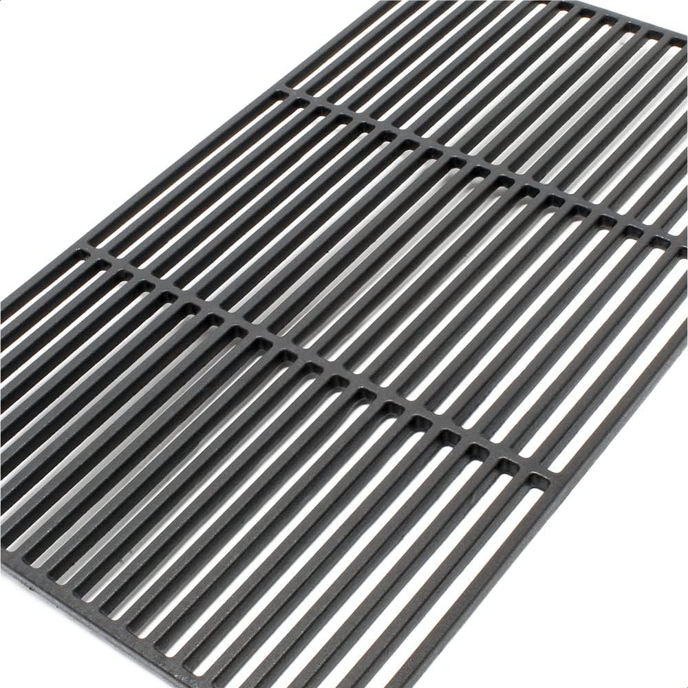 Griglia rettangolare in ghisa 60 x 40 cm per barbecue a carbone e a gas Griglia rettangolare in ghisa 60 x 40 cm per barbecue a carbone e a gas