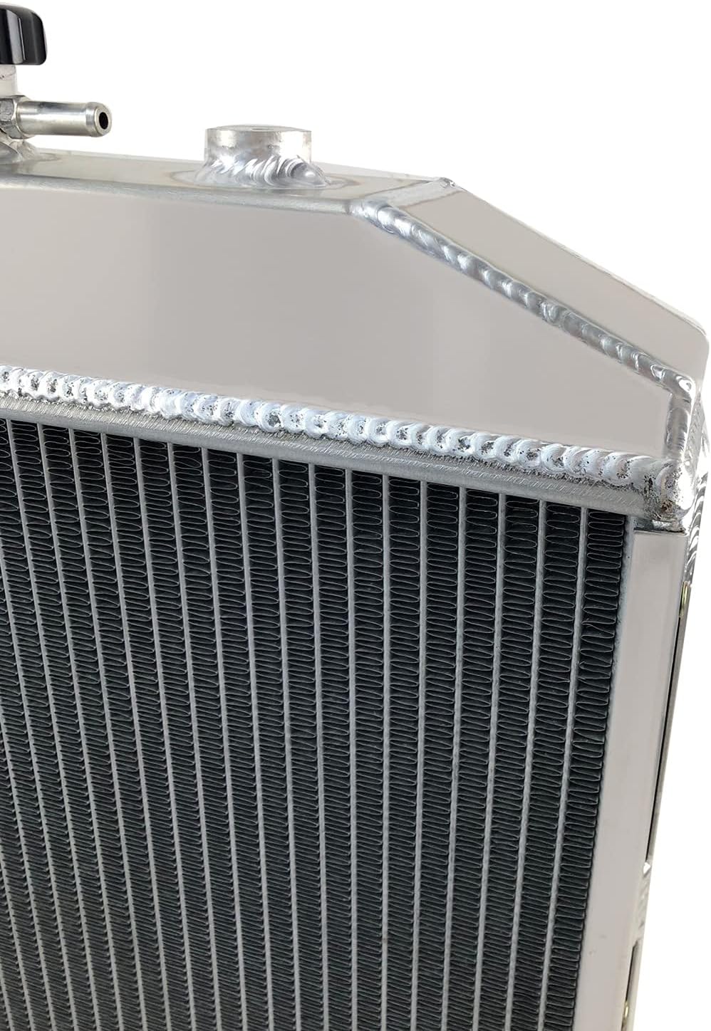 Tractor Radiator - 2 Row Aluminum Radiator Compatible For Ford New Holland Compact 1500 1600 1700 1000 2 Core Tractor Radiator