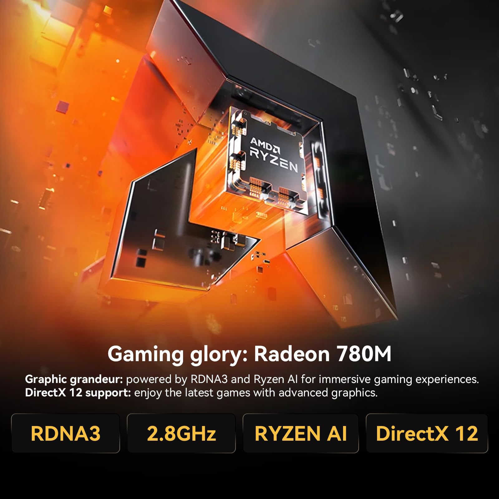Amazon.co.jp: GEEKOM A8 MAX ゲーミングミニPC AMD Ryzen 7 8845HS