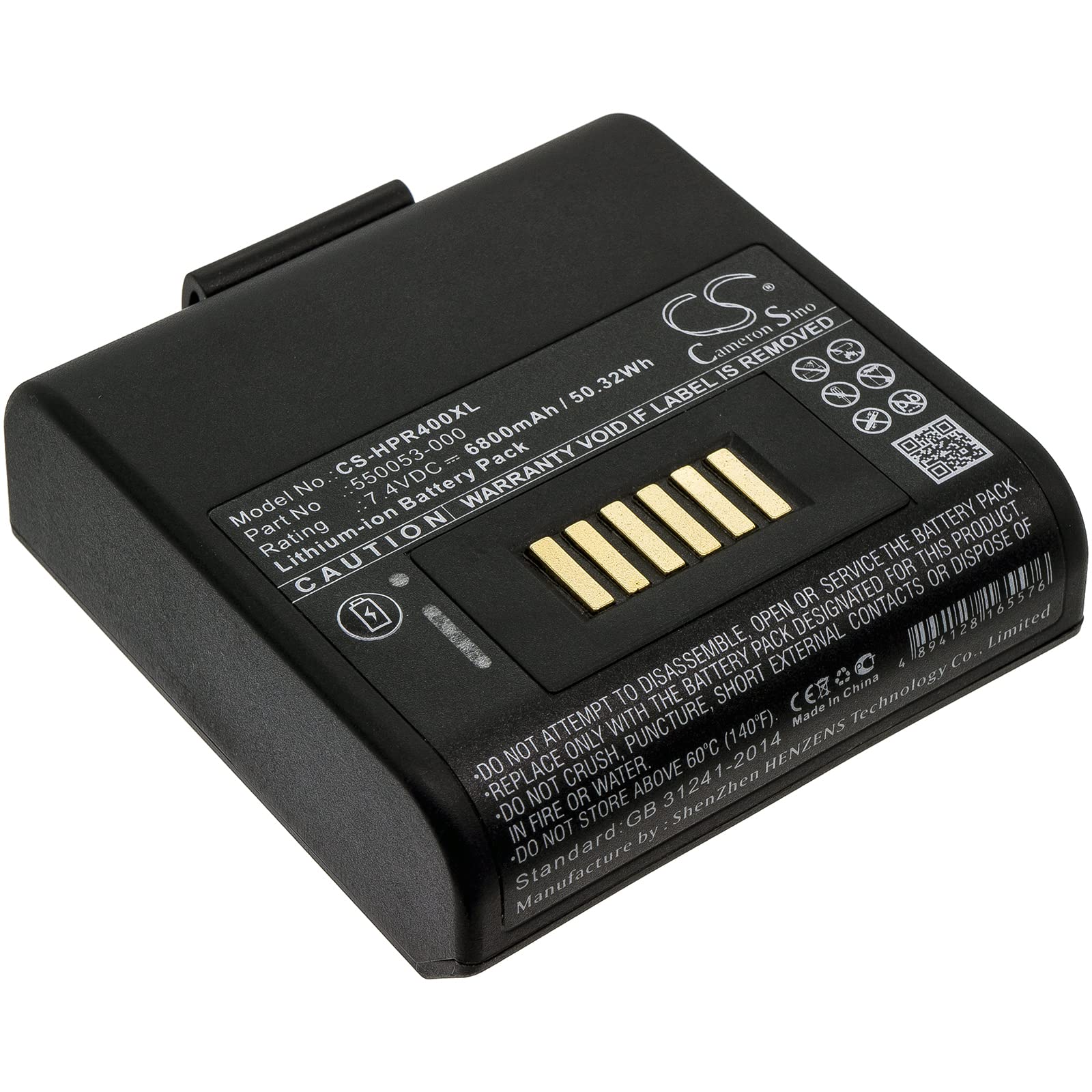 DRAWBELL Replacement Battery for I'ntermec RP4,Part NO:550053-000 (6800mAh/50.32Wh)