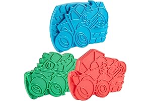 Monster Truck Ice Pack Set for Kids' Lunch Boxes