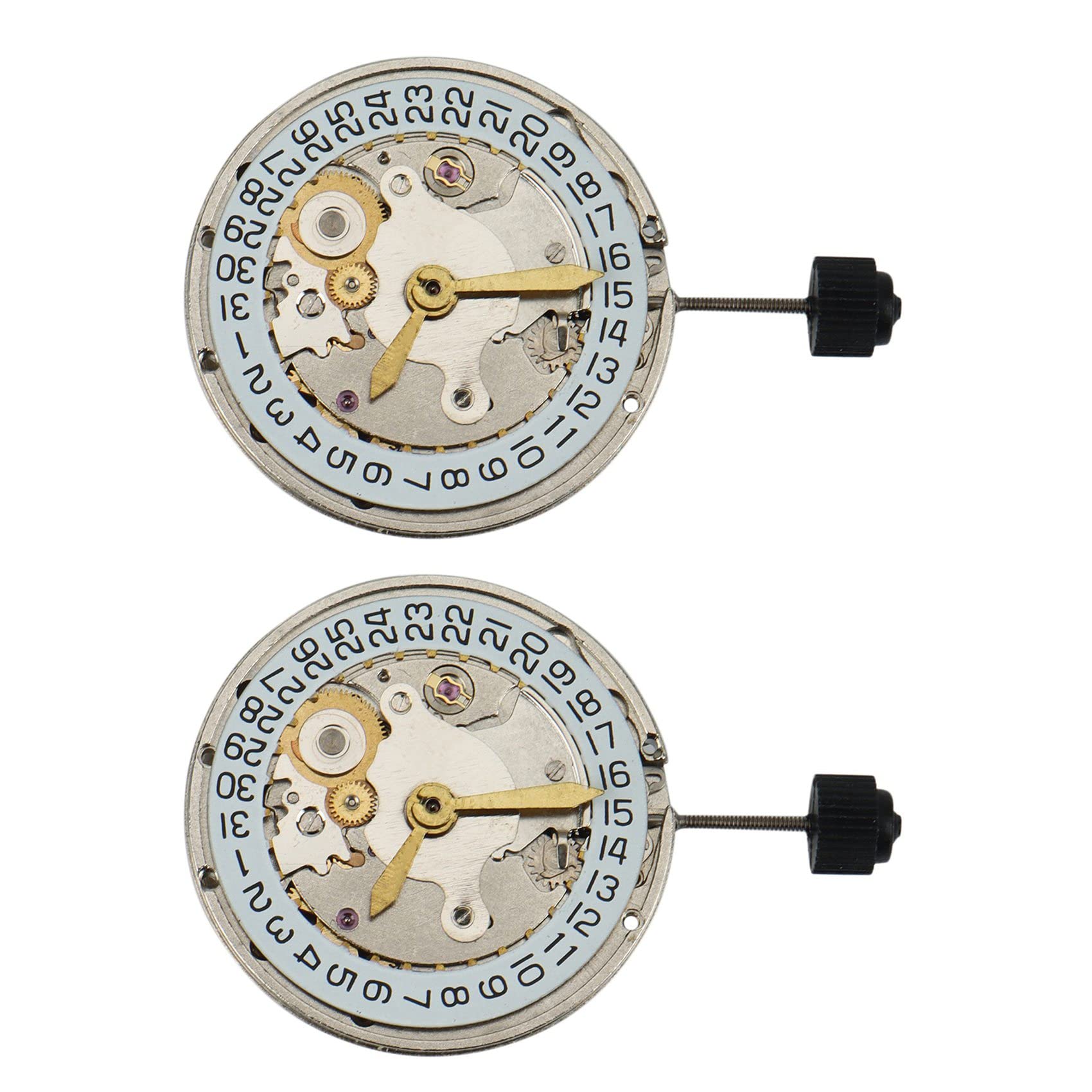 2 x bezpośredni mechanizm zegarowy Shanghai 2824, data, automatyczny mechaniczny mechanizm zegarowy, męski zegarek