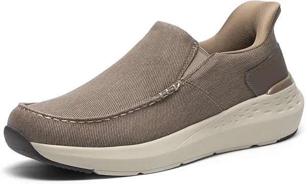 Bruno Marc Men's Hands Free Slip on Loafers Casual Sneakers Canvas Walking Shoes