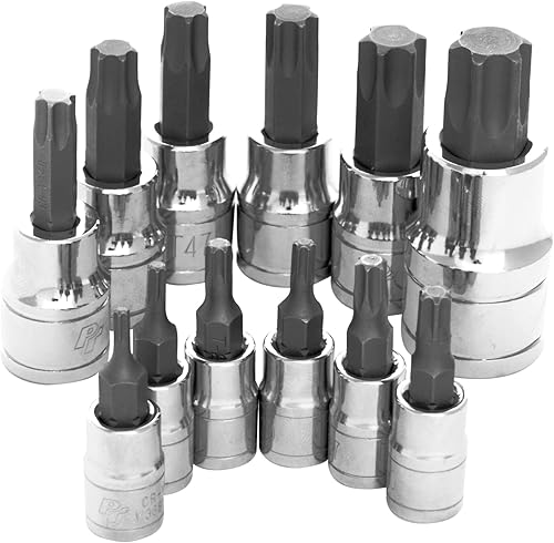 Miniatura 2 de Performance Tool W38802 Star Bit - Juego de llaves de vaso (12 piezas)