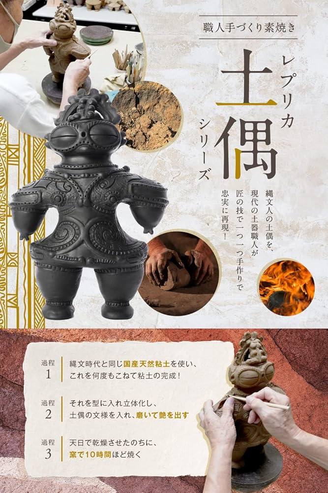 i*a様 遮光器土偶　レプリカ　長さ30センチ　幅10センチ位　レアなサイズ　縄 i*a様 遮光器土偶 レプリカ 長さ30センチ 幅10センチ位 レアな