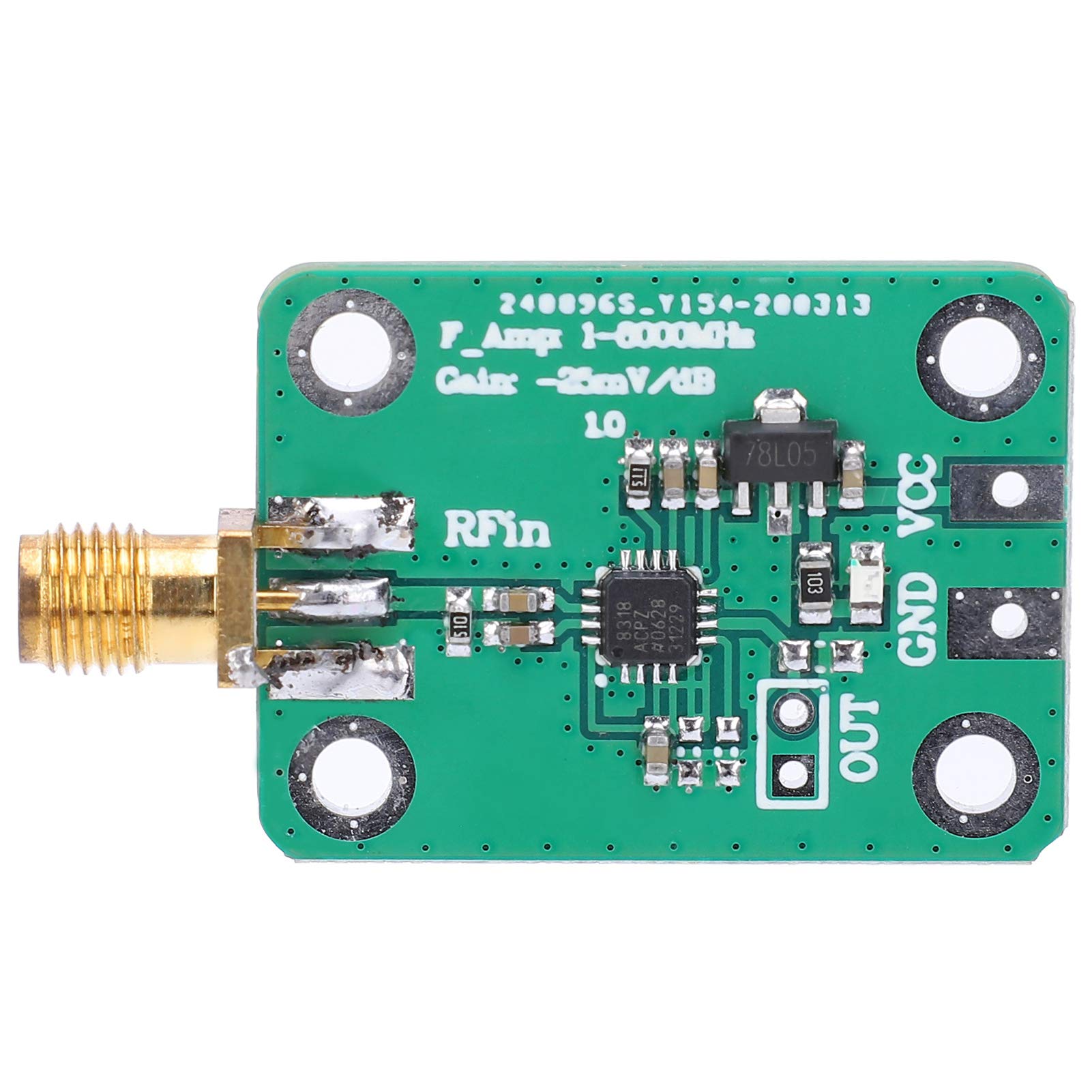 AD8318 1‑8000MHz RF Logarithmic Detector Board Performance High Performance pour Les Composants électroniques Accessoires
