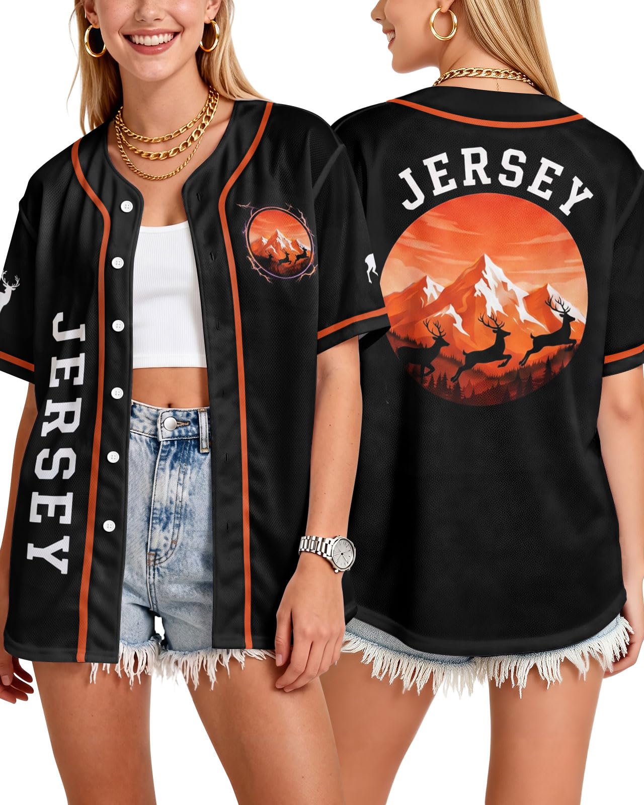 99TIMORO Horror Movie Character Halloween Baseball Jersey for Men Women