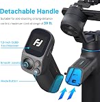FeiyuTech SCORP Mini 3 Pro Tout-en-un 3-Axis Stabilisateur Gimbal pour appareil photo, Smartphone & Action Cam-in AI Capteur de suivi, Poignée à distance amovible, Vertical Shooting Compatible