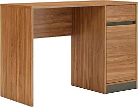 Mesa Escrivaninha Office Morada 109cm com Gaveta e Porta Home Office/Estudos MDP Amêndola Touch