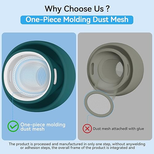 Miniatura 5 de 4 pares de almohadillas de repuesto para AirPods Pro de 21 generación, con orificio de reducción de ruido y pantalla protectora contra el polvo