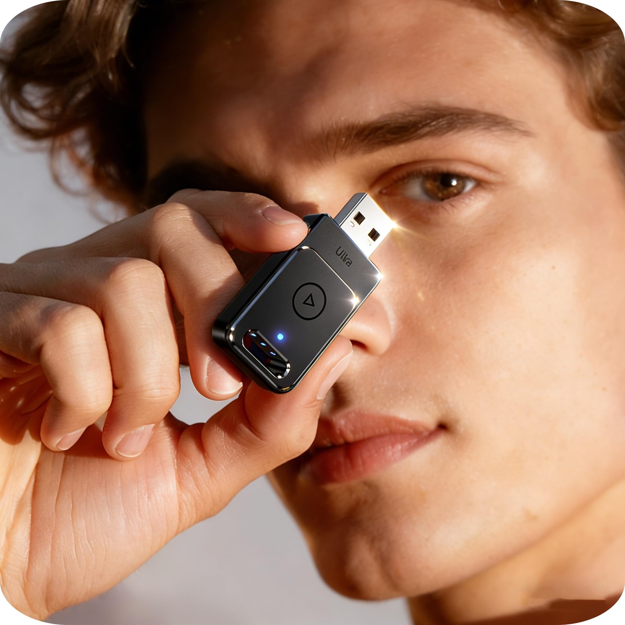 Cleviton für Apple Carplay Wireless Adapter, 3X Autoverbindung, Keine Latenz, Plug&Play, Wireless Carplay Adapter, 2026 Mini Car Play Kabellos Dongle für GPS-Geräte mit Navigation, USB A/C (Schwarz)