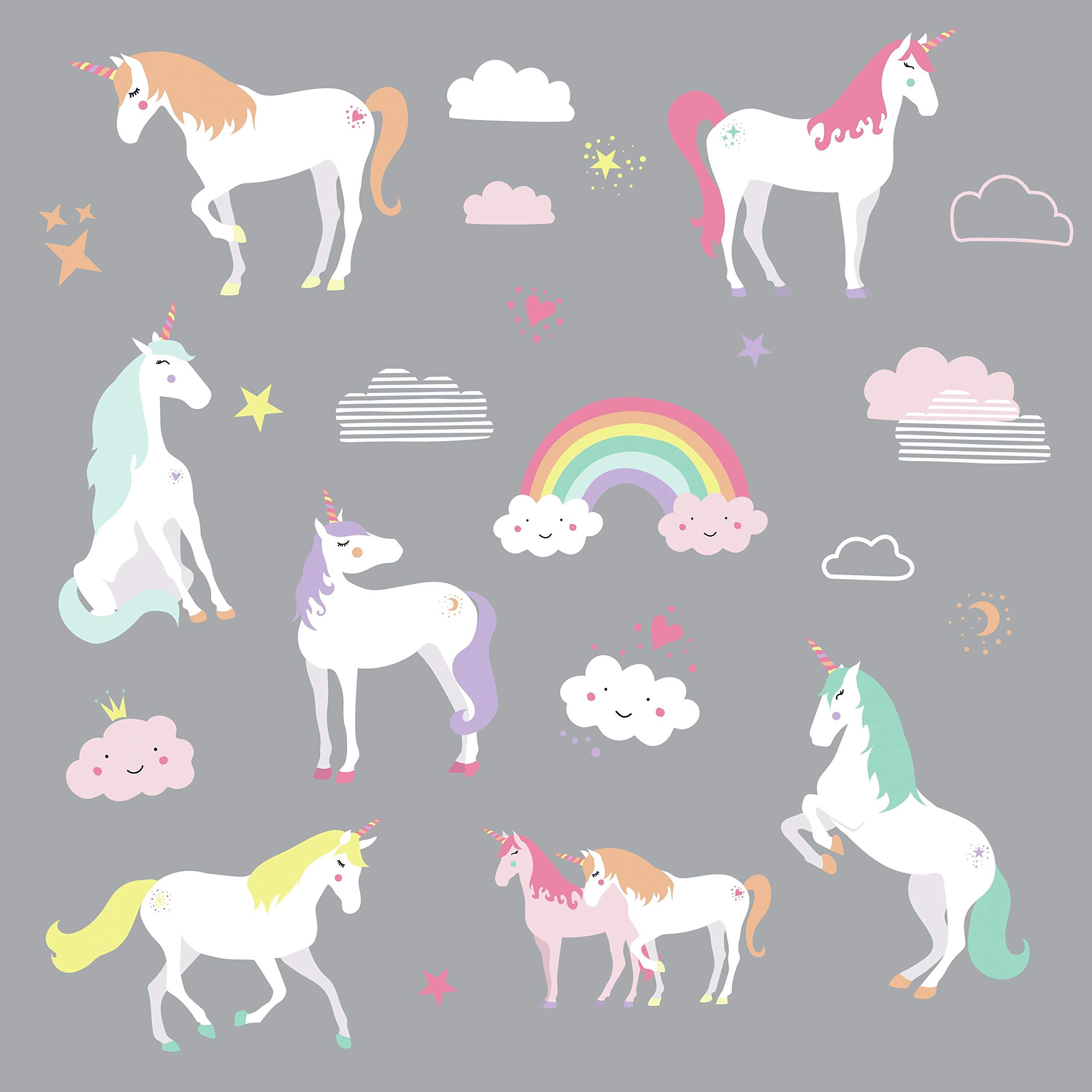 Roommates Unicorn Magic Peel & Stick Wall Decals from B&Q