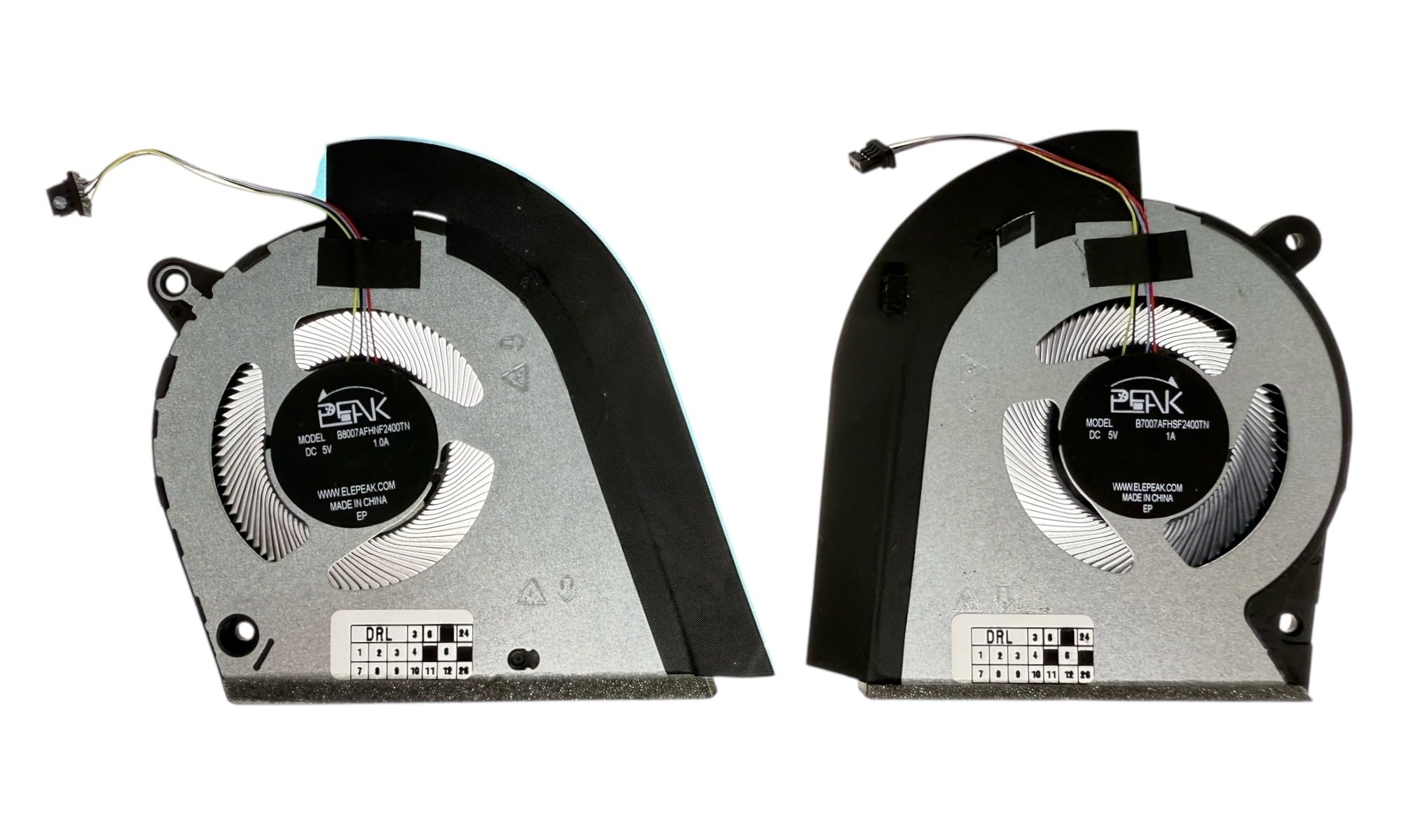 Juego de ventilador de refrigeración CPU + GPU para Asus TUF Gaming A14 FA401UU, FA401UV, FA401WU, FA401WV NP: B8007AFHNF2400TN, B7007AFHSF2400TN, 13NR0J30T03011, 13NR0J3011, 13NR0J30J3011