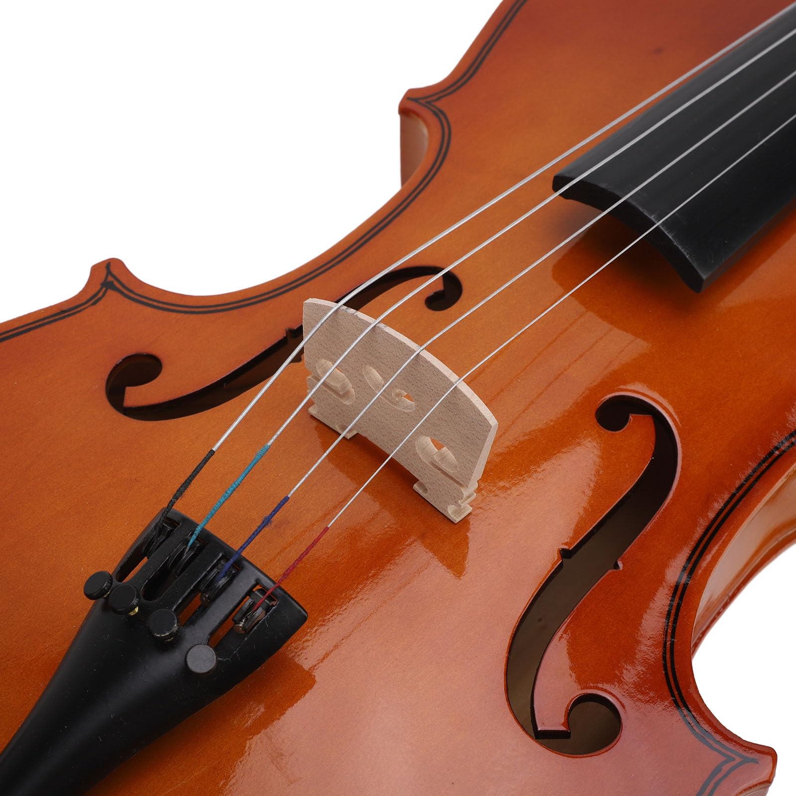 Viola, Legno di Abete Rosso Lucidato a Mano per Esercitazioni e Performance di Adulti, per Studenti e Appassionati di Strumenti Musicali