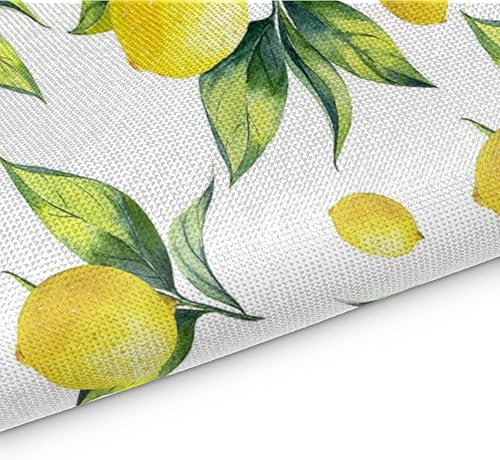 Miniatura 3 de Lemons Theme Design Placemats Set of 4 Table Mats Washable Placemat Waterproof Place Mats for Party Home Dining Table Decor 18x12 in